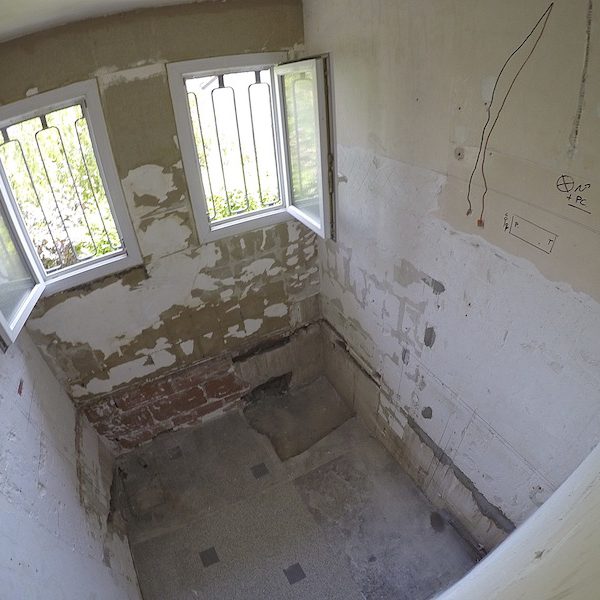 Pendant les travaux.