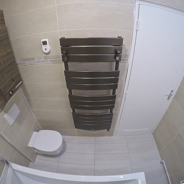 Radiateur THERMOR, série RIVIERA, couleur Chocolat avec soufflerie.