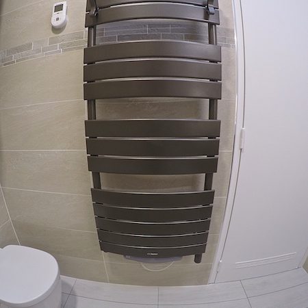 Radiateur THERMOR, série RIVIERA, couleur Chocolat avec soufflerie.