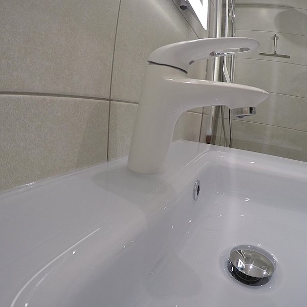 Mitigeur GROHE, série EUROSTYLE, blanc mat
