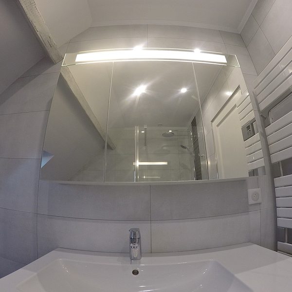 Armoire de toilette DECOTEC, gamme MIRAGE 100cm, 3 portes