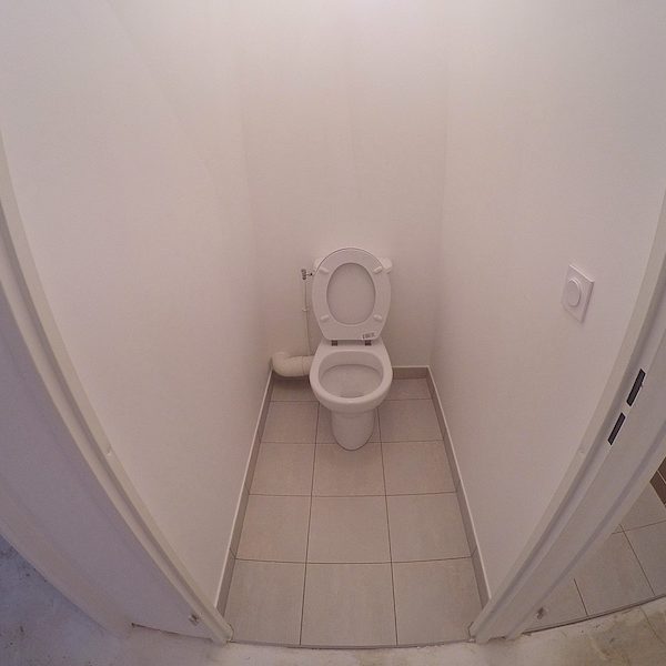 Le local WC avant notre intervention !