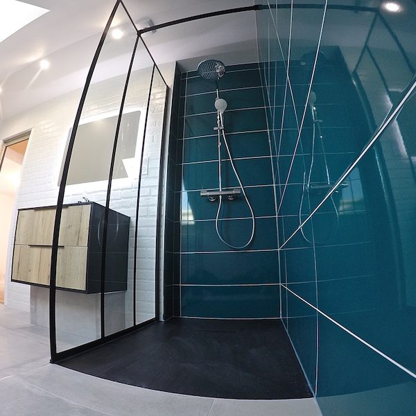 Espace de douche 120cm x 90cm