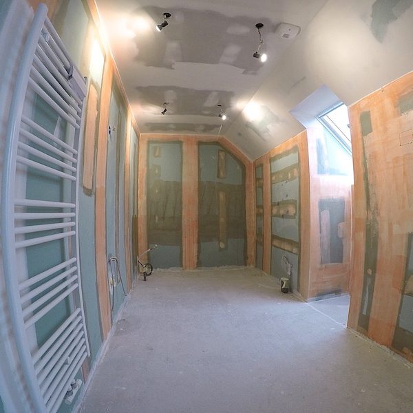 La salle de bain avant notre intervention