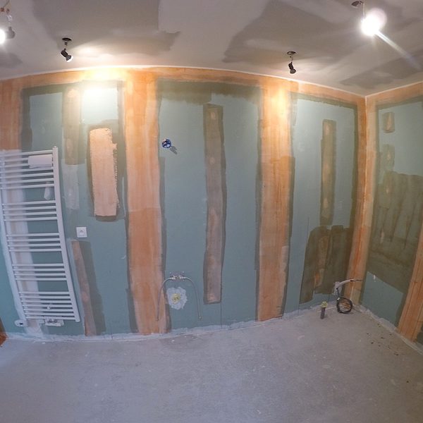 La salle de bain avant notre intervention