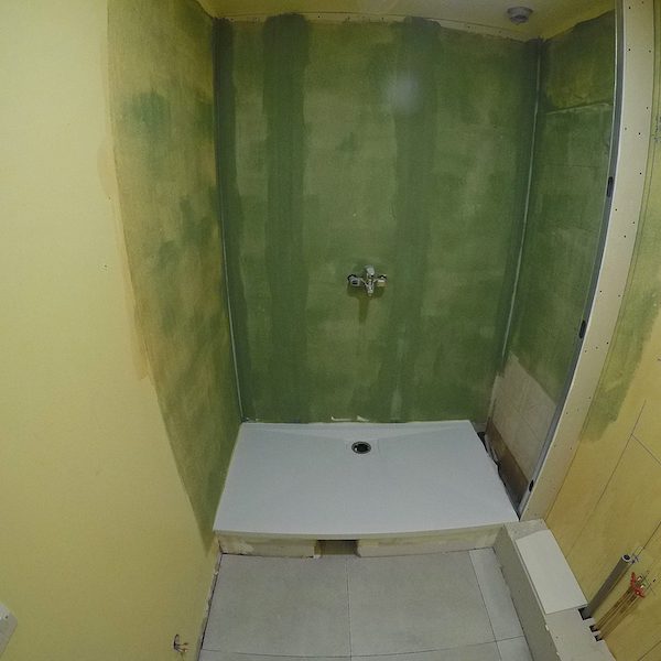Pendant les travaux.