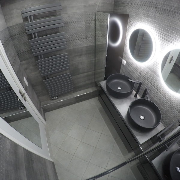 La salle de bain APRÈS notre intervention !