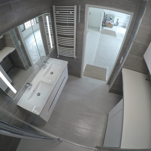 La salle de bain APRÈS notre intervention !