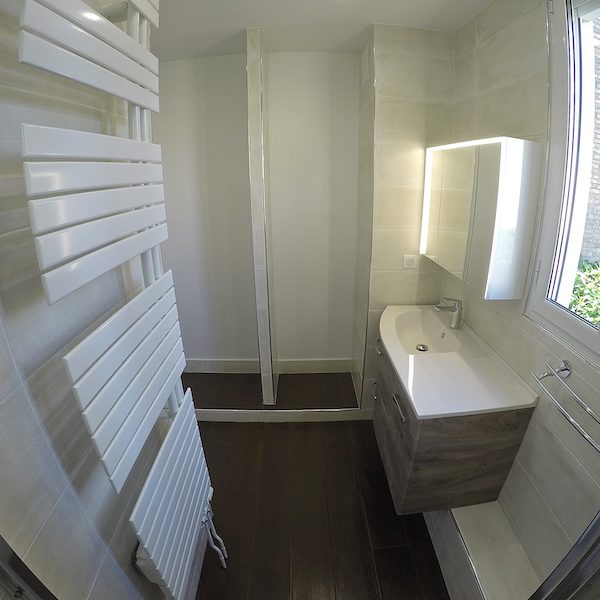 La salle de bain APRÈS notre intervention !