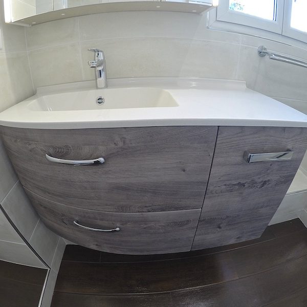 La salle de bain APRÈS notre intervention !