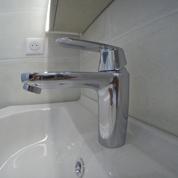 La salle de bain APRÈS notre intervention !