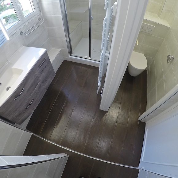 La salle de bain APRÈS notre intervention !