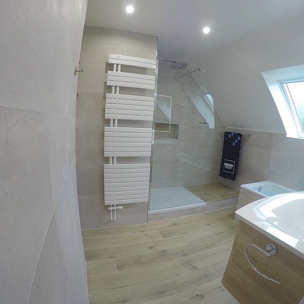 La salle de bain APRÈS notre intervention !