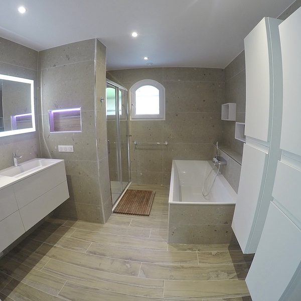 La salle de bain APRÈS notre intervention