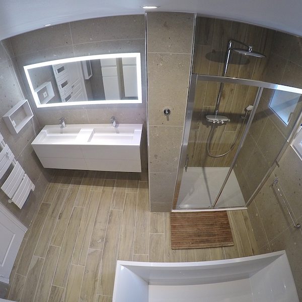 La salle de bain APRÈS notre intervention