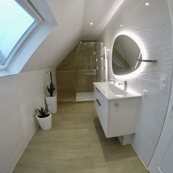 La Salle de bain APRÈS notre intervention !