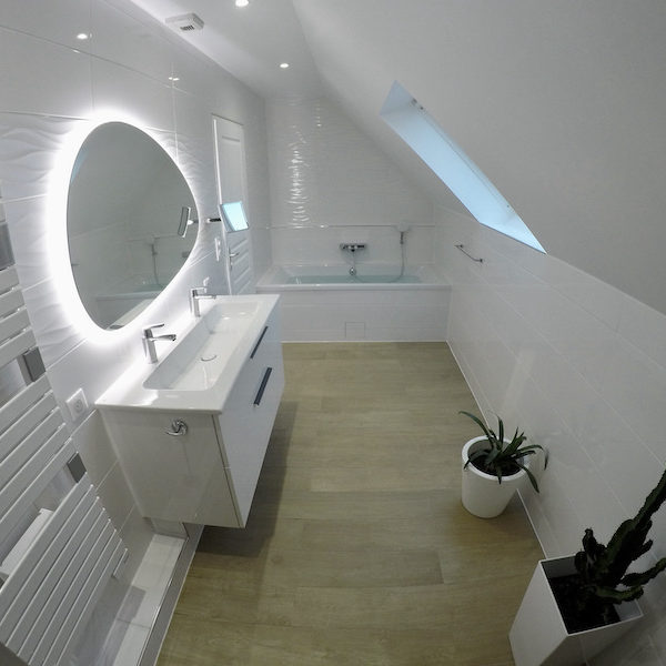 La Salle de bain APRÈS notre intervention !