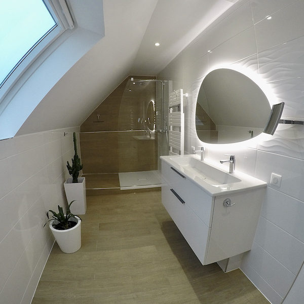 La Salle de bain APRÈS notre intervention !