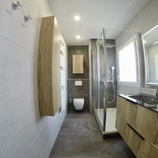 La salle de bain APRÈS notre intervention !