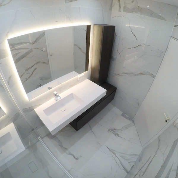 La salle de bain APRÈS notre intervention ! La salle de bain APRÈS notre intervention !