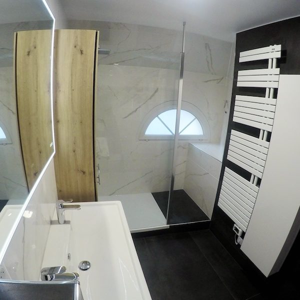 La salle de bain APRÈS notre intervention !