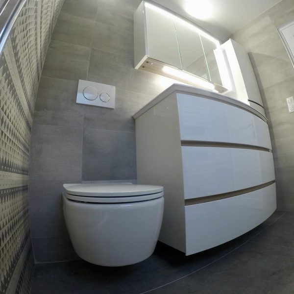 La salle de bain APRÈS notre intervention !