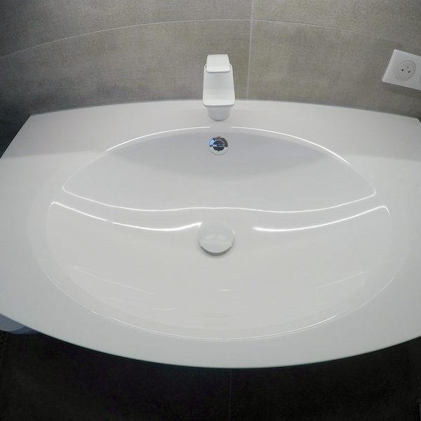 La salle de bain APRÈS notre intervention !