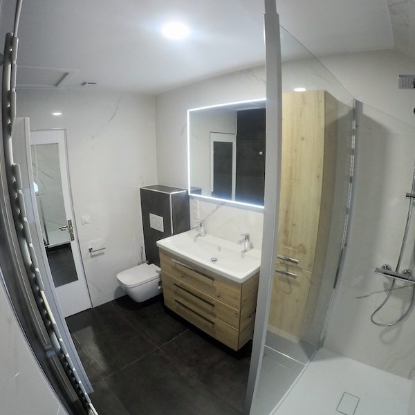 La salle de bain APRÈS notre intervention !