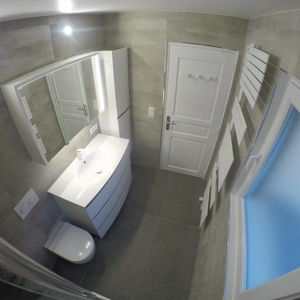 La salle de bain APRÈS notre intervention !