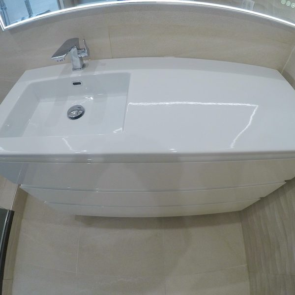 La salle de bain APRÈS notre intervention !