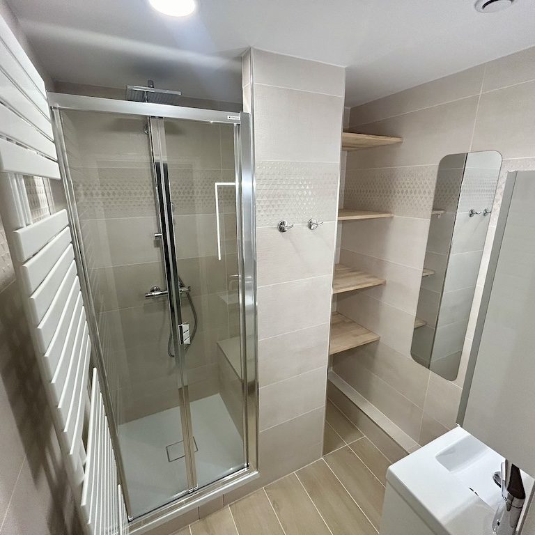 La salle de bain terminée !