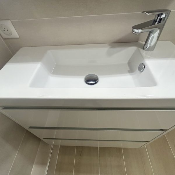 La salle de bain terminée !