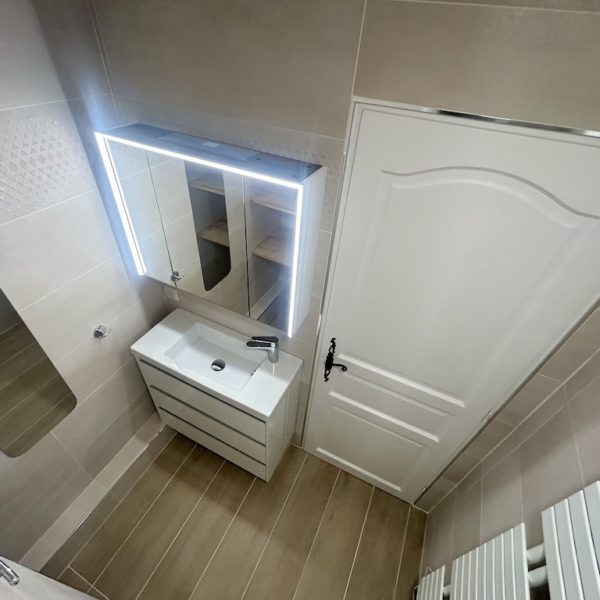 La salle de bain terminée !